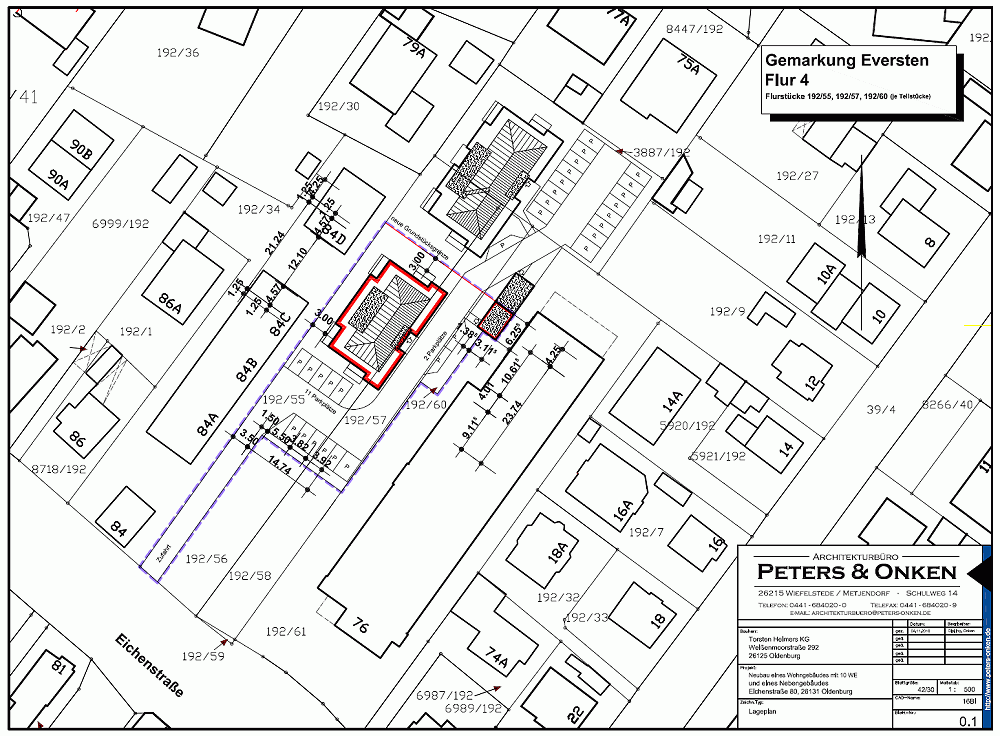 Lageplan Eichenstraße 80