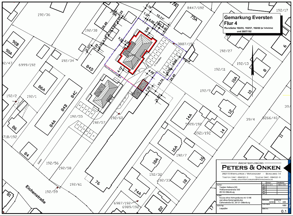 Lageplan Eichenstrasse 82